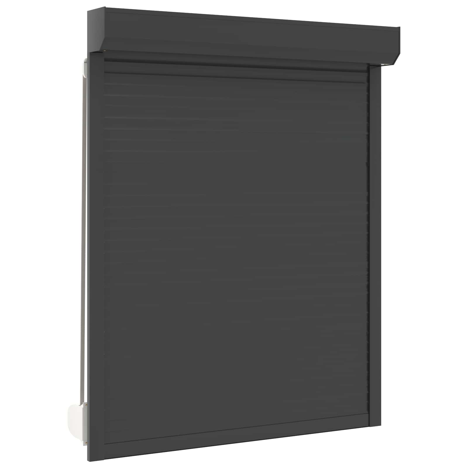 Ρολό εισόδου Ανθρακί 120 x 150 cm Αλουμίνιο και Πολυουρεθάνη - Pakobazaar