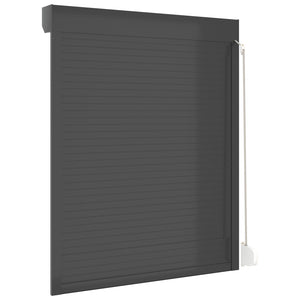 Ρολό εισόδου Ανθρακί 120 x 150 cm Αλουμίνιο και Πολυουρεθάνη - Pakobazaar