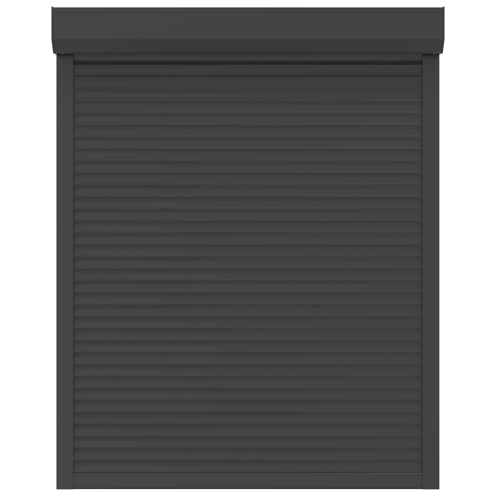Ρολό εισόδου Ανθρακί 120 x 150 cm Αλουμίνιο και Πολυουρεθάνη - Pakobazaar