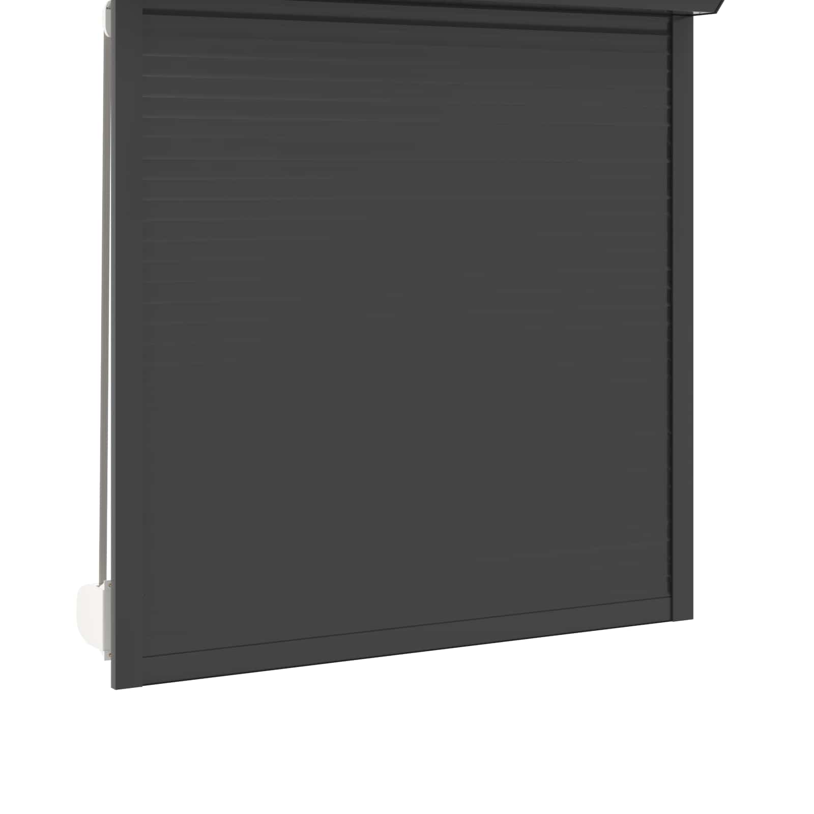 Ρολό εισόδου Ανθρακί 130 x 140 cm Αλουμίνιο και Πολυουρεθάνη - Pakobazaar