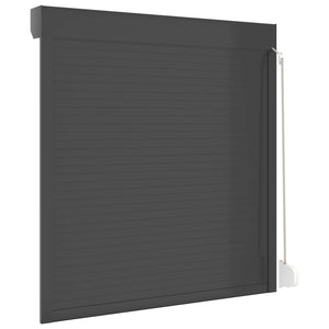 Ρολό εισόδου Ανθρακί 130 x 140 cm Αλουμίνιο και Πολυουρεθάνη - Pakobazaar