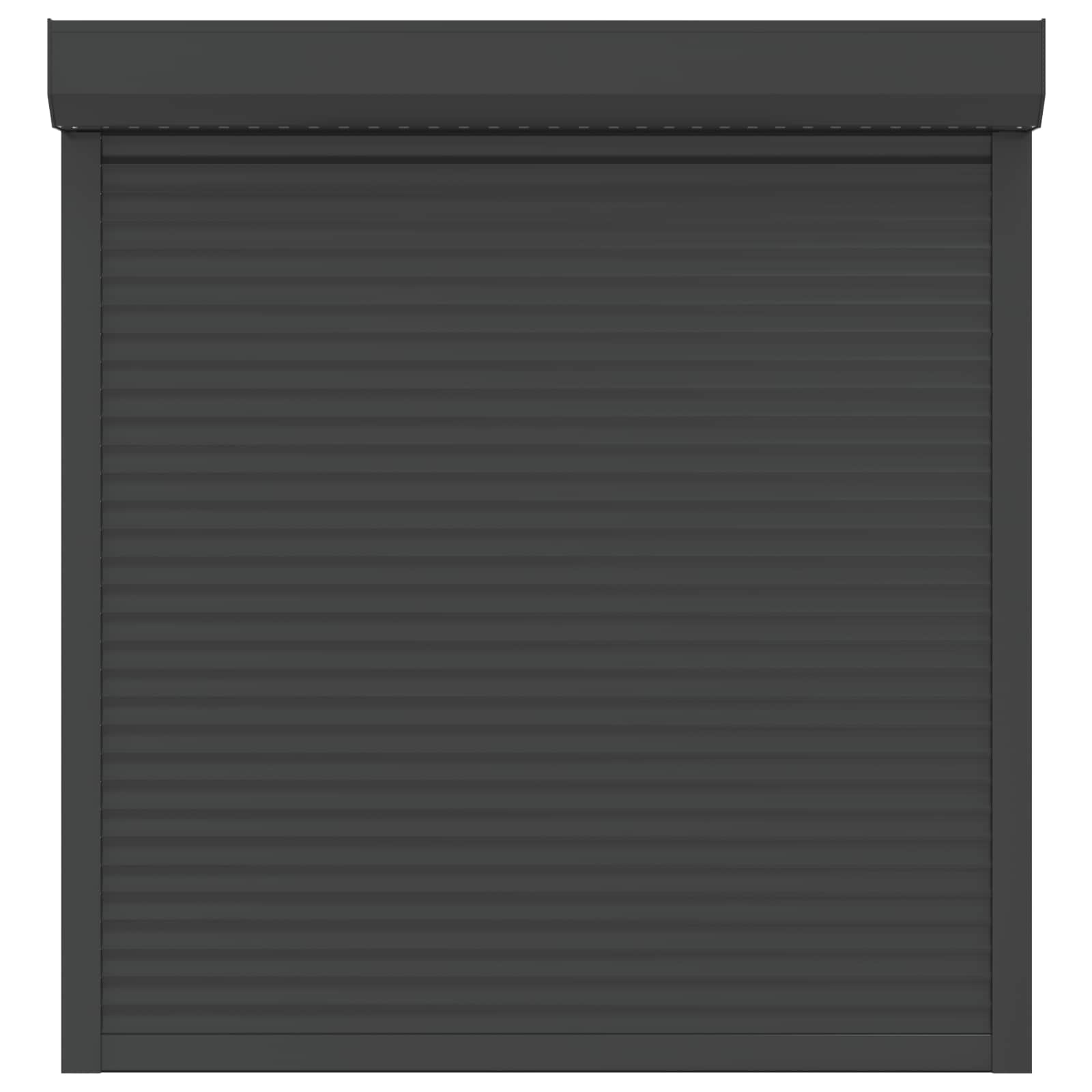 Ρολό εισόδου Ανθρακί 130 x 140 cm Αλουμίνιο και Πολυουρεθάνη - Pakobazaar