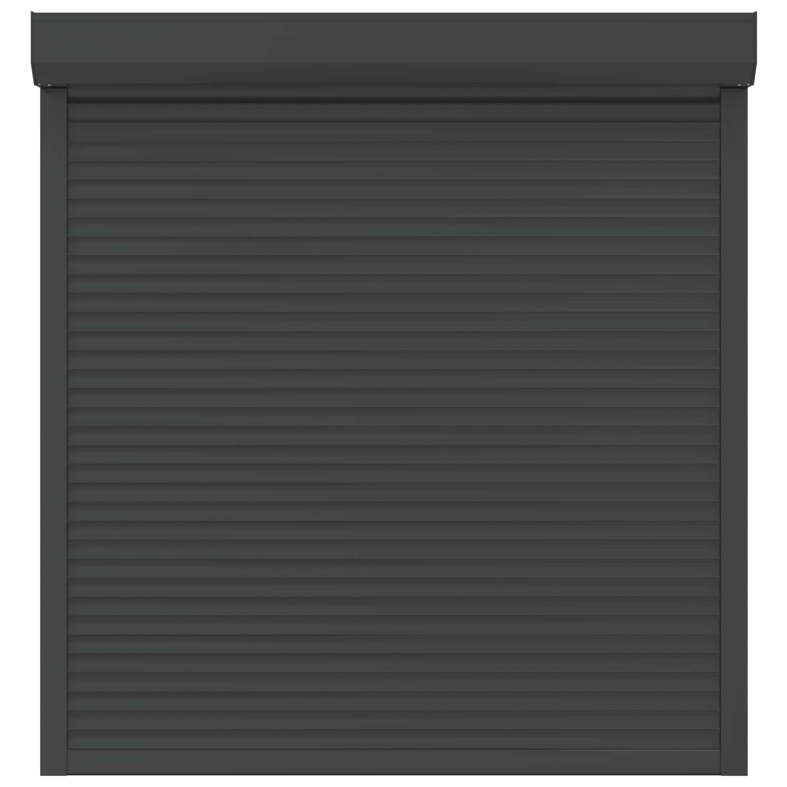 Ρολό εισόδου Ανθρακί 140 x 150 cm Αλουμίνιο και Πολυουρεθάνη - Pakobazaar