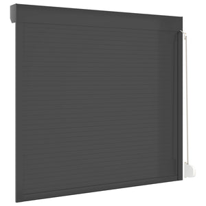 Ρολό εισόδου Ανθρακί 160 x 150 cm Αλουμίνιο και Πολυουρεθάνη - Pakobazaar