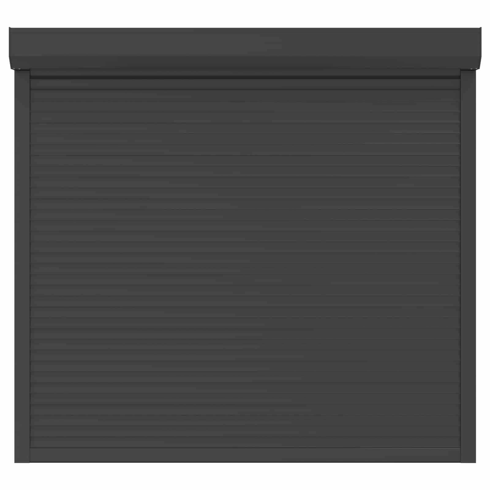 Ρολό εισόδου Ανθρακί 160 x 150 cm Αλουμίνιο και Πολυουρεθάνη - Pakobazaar