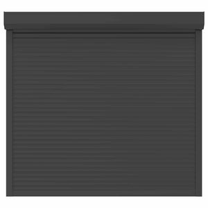 Ρολό εισόδου Ανθρακί 160 x 150 cm Αλουμίνιο και Πολυουρεθάνη - Pakobazaar