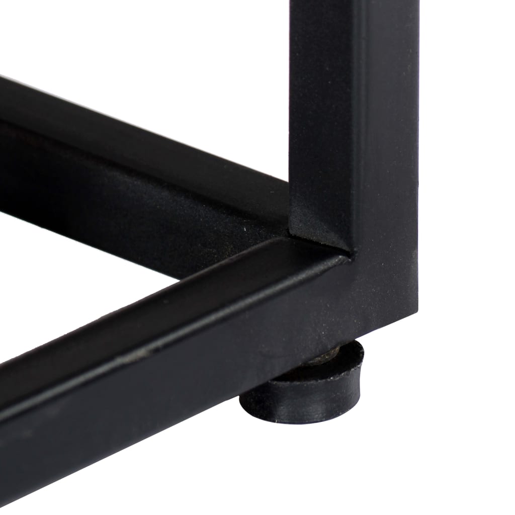 Έπιπλο Τηλεόρασης 120x30x40 εκ Μασίφ Ανακυκλωμένο Ξύλο + Ατσάλι - PAKOBAZAAR