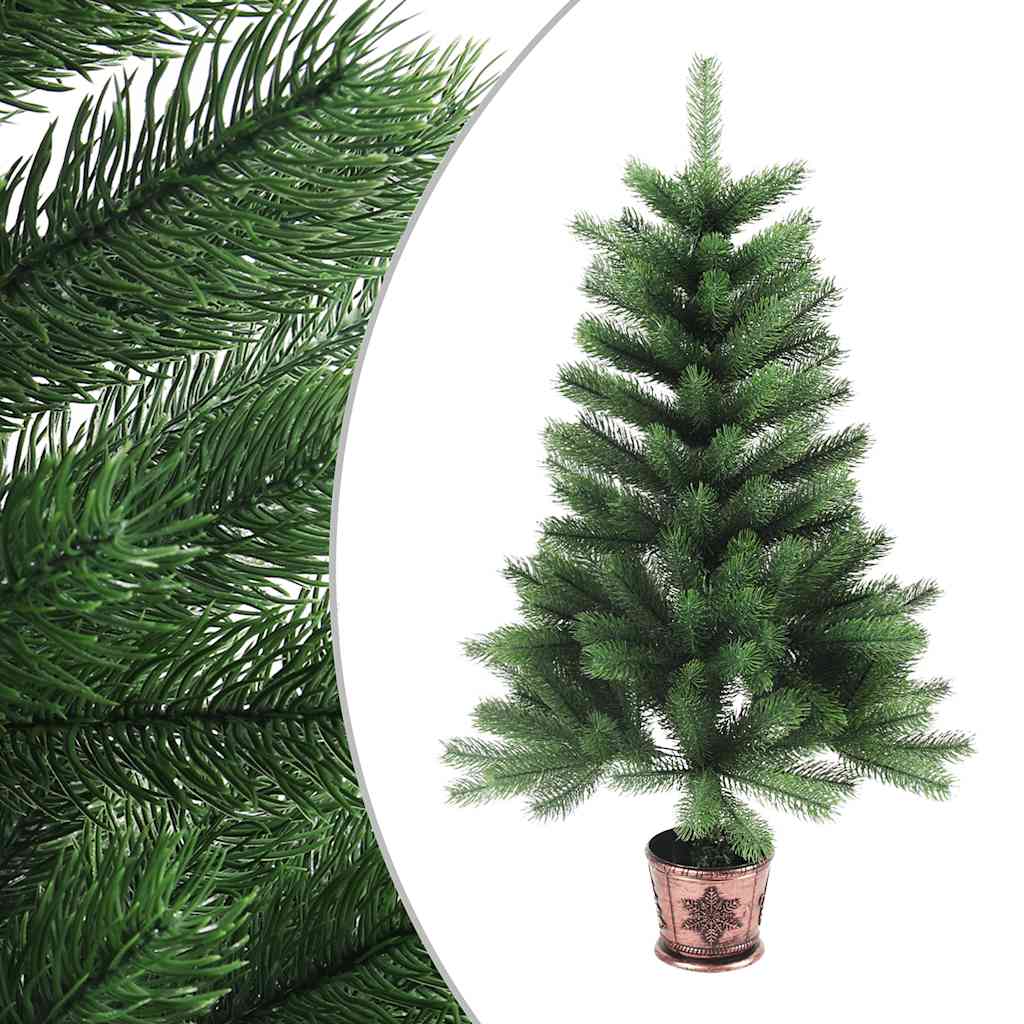 Χριστουγεννιάτικο Δέντρο Τεχνητό σαν Αληθινό Πράσινο 90 εκ. - PAKOBAZAAR