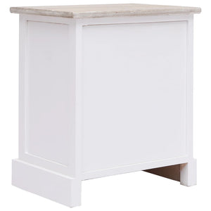 Κομοδίνα 2 τεμ. 38 x 28 x 45 εκ. από Ξύλο Παυλώνιας - PAKOBAZAAR