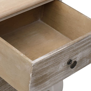 Κομοδίνα 2 τεμ. 35 x 30 x 50 εκ. από Ξύλο Παυλώνιας - Pakobazaar