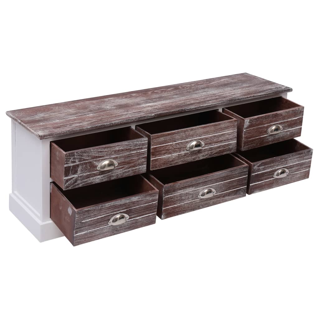 Έπιπλο Χολ / Εισόδου Καφέ 115 x 30 x 40 εκ. Ξύλινο - Pakobazaar