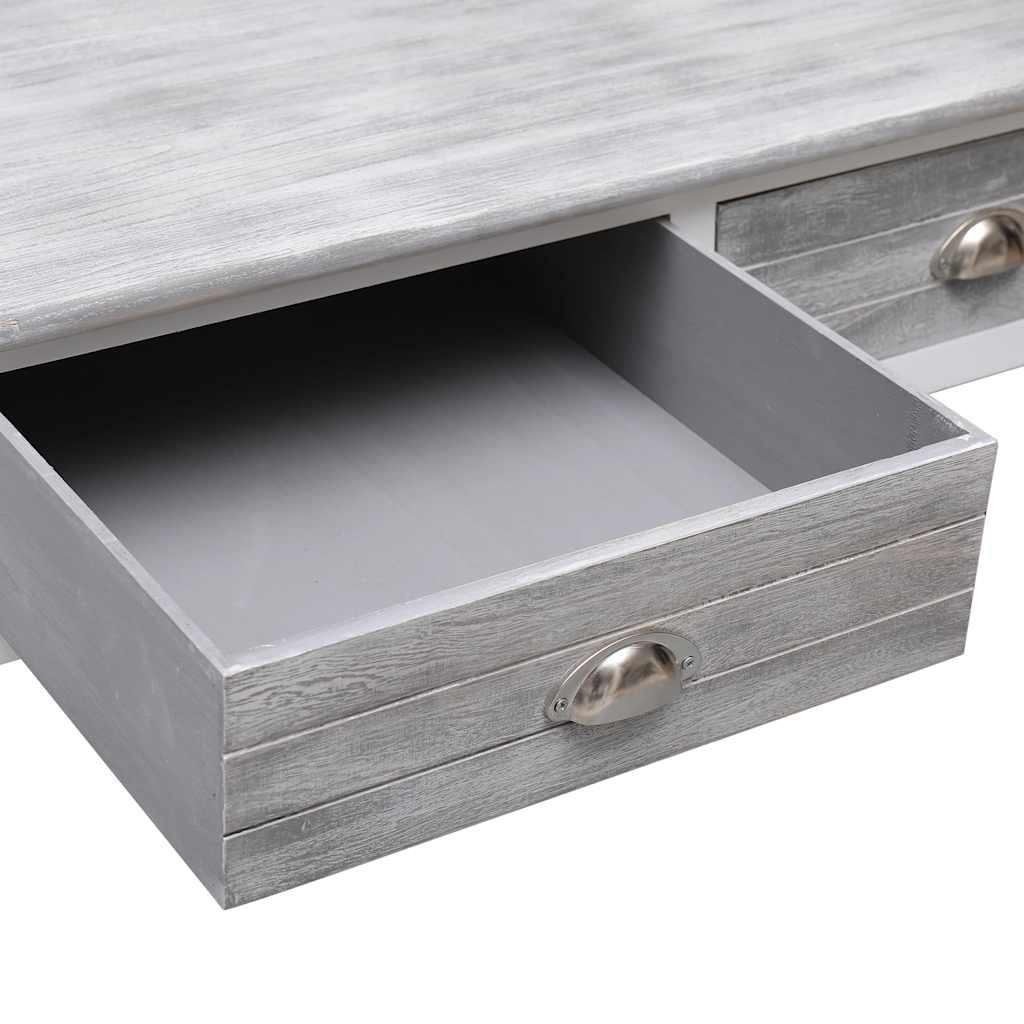 Τραπεζάκι Σαλονιού Γκρι 100 x 50 x 45 εκ. Ξύλινο - PAKOBAZAAR
