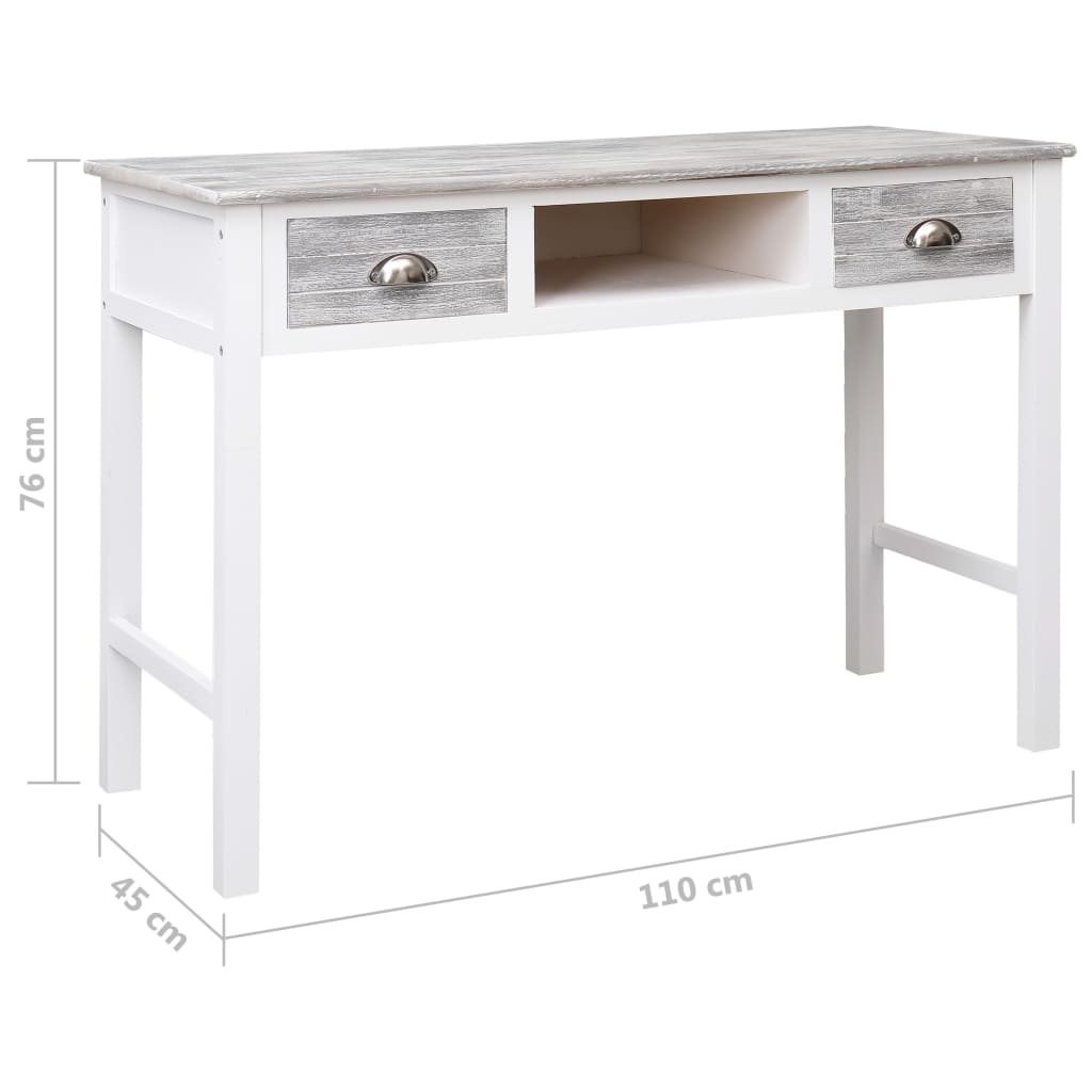 Γραφείο Γκρι 110 x 45 x 76 εκ. Ξύλινο - PAKOBAZAAR