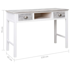 Γραφείο Γκρι 110 x 45 x 76 εκ. Ξύλινο - PAKOBAZAAR