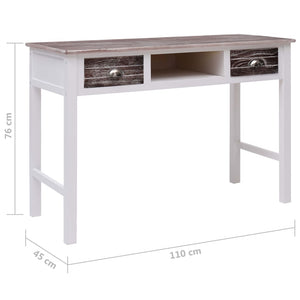 Γραφείο Καφέ 110 x 45 x 76 εκ. Ξύλινο - PAKOBAZAAR