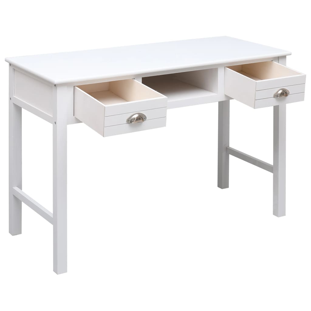 Γραφείο Λευκό 110 x 45 x 76 εκ. Ξύλινο - PAKOBAZAAR