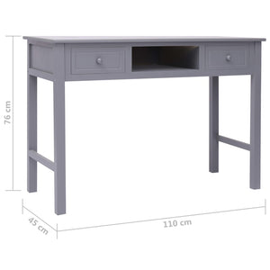 Γραφείο Γκρι 110 x 45 x 76 εκ. Ξύλινο - Pakobazaar