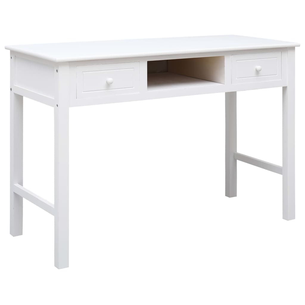 Γραφείο Λευκό 110 x 45 x 76 εκ. Ξύλινο - PAKOBAZAAR