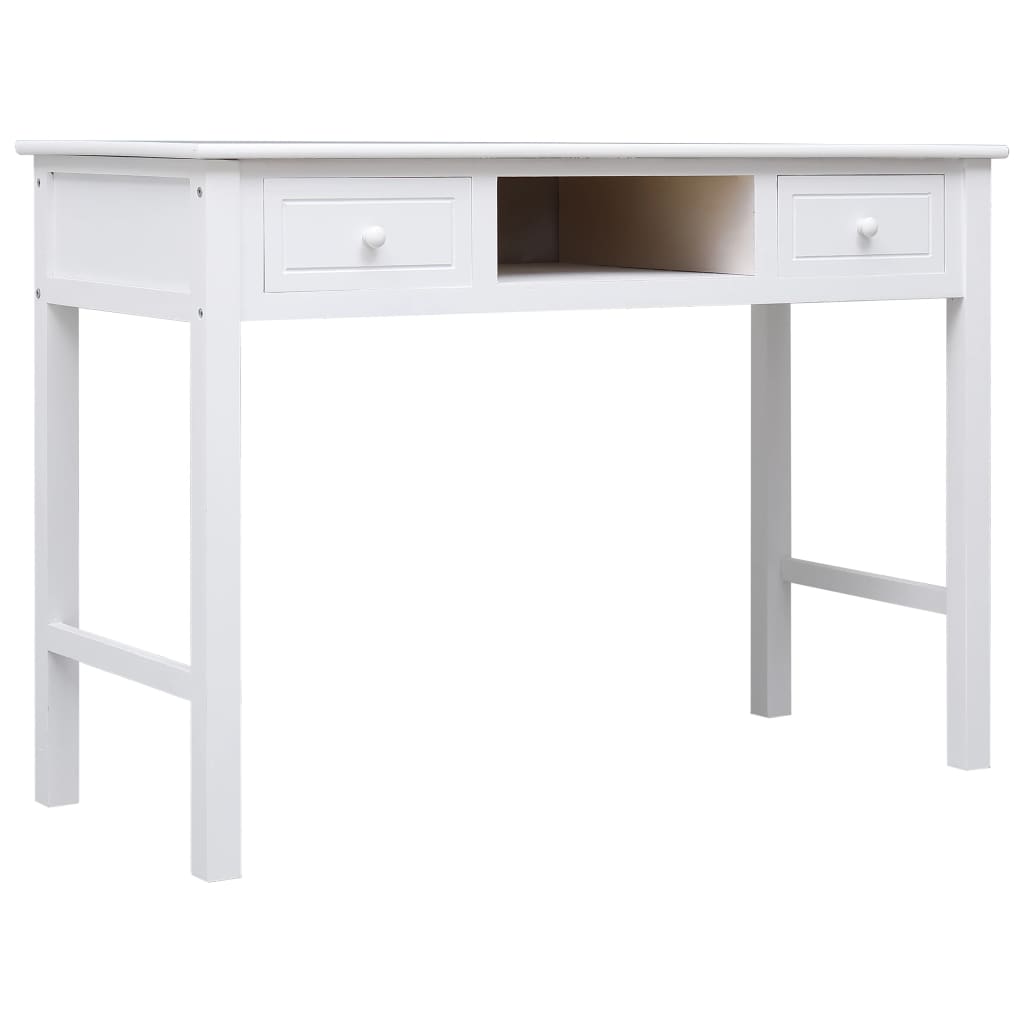 Γραφείο Λευκό 110 x 45 x 76 εκ. Ξύλινο - PAKOBAZAAR