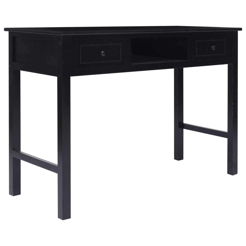 Γραφείο Μαύρο 110 x 45 x 76 εκ. Ξύλινο - PAKOBAZAAR