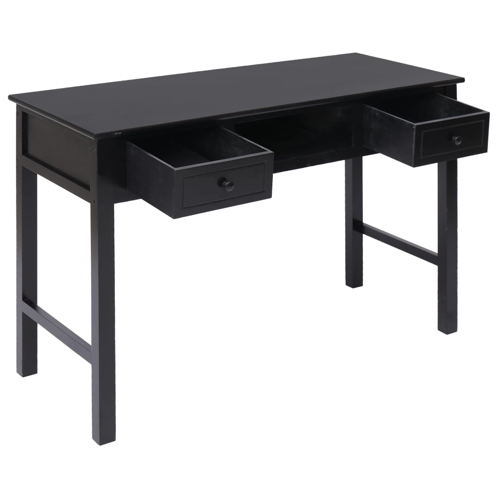 Γραφείο Μαύρο 110 x 45 x 76 εκ. Ξύλινο - PAKOBAZAAR