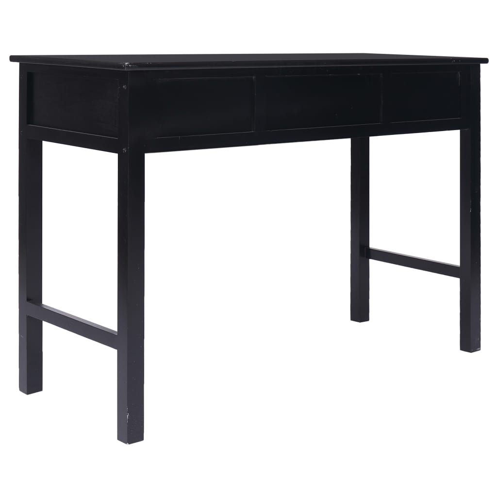 Γραφείο Μαύρο 110 x 45 x 76 εκ. Ξύλινο - PAKOBAZAAR