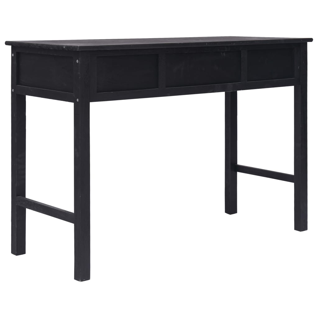 Τραπέζι Κονσόλα Μαύρο 110 x 45 x 76 εκ. Ξύλινο - PAKOBAZAAR