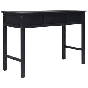 Τραπέζι Κονσόλα Μαύρο 110 x 45 x 76 εκ. Ξύλινο - PAKOBAZAAR