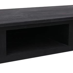 Τραπέζι Κονσόλα Μαύρο 110 x 45 x 76 εκ. Ξύλινο - PAKOBAZAAR