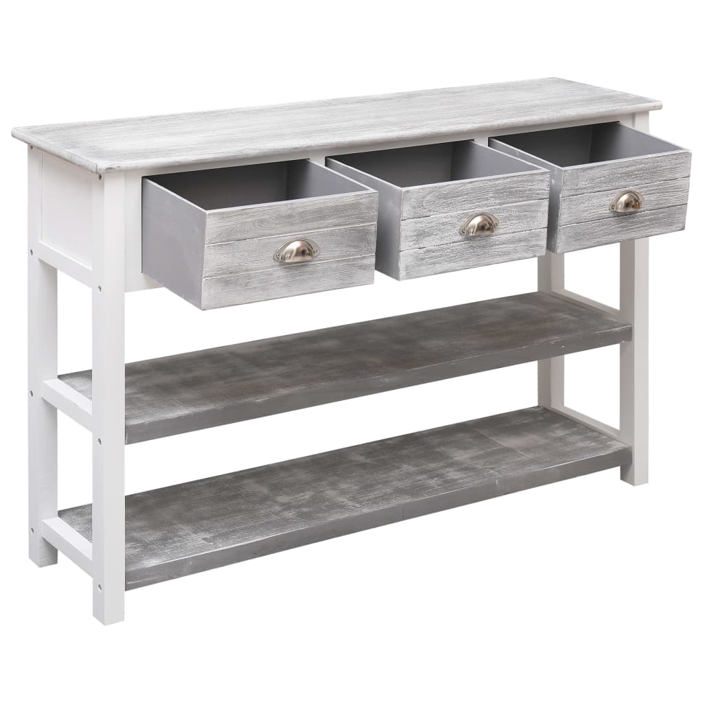 Μπουφές Αντικέ Γκρι 115 x 30 x 76 εκ. από Ξύλο - PAKOBAZAAR
