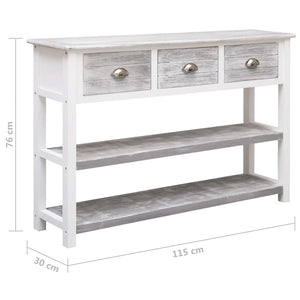 Μπουφές Αντικέ Γκρι 115 x 30 x 76 εκ. από Ξύλο - PAKOBAZAAR