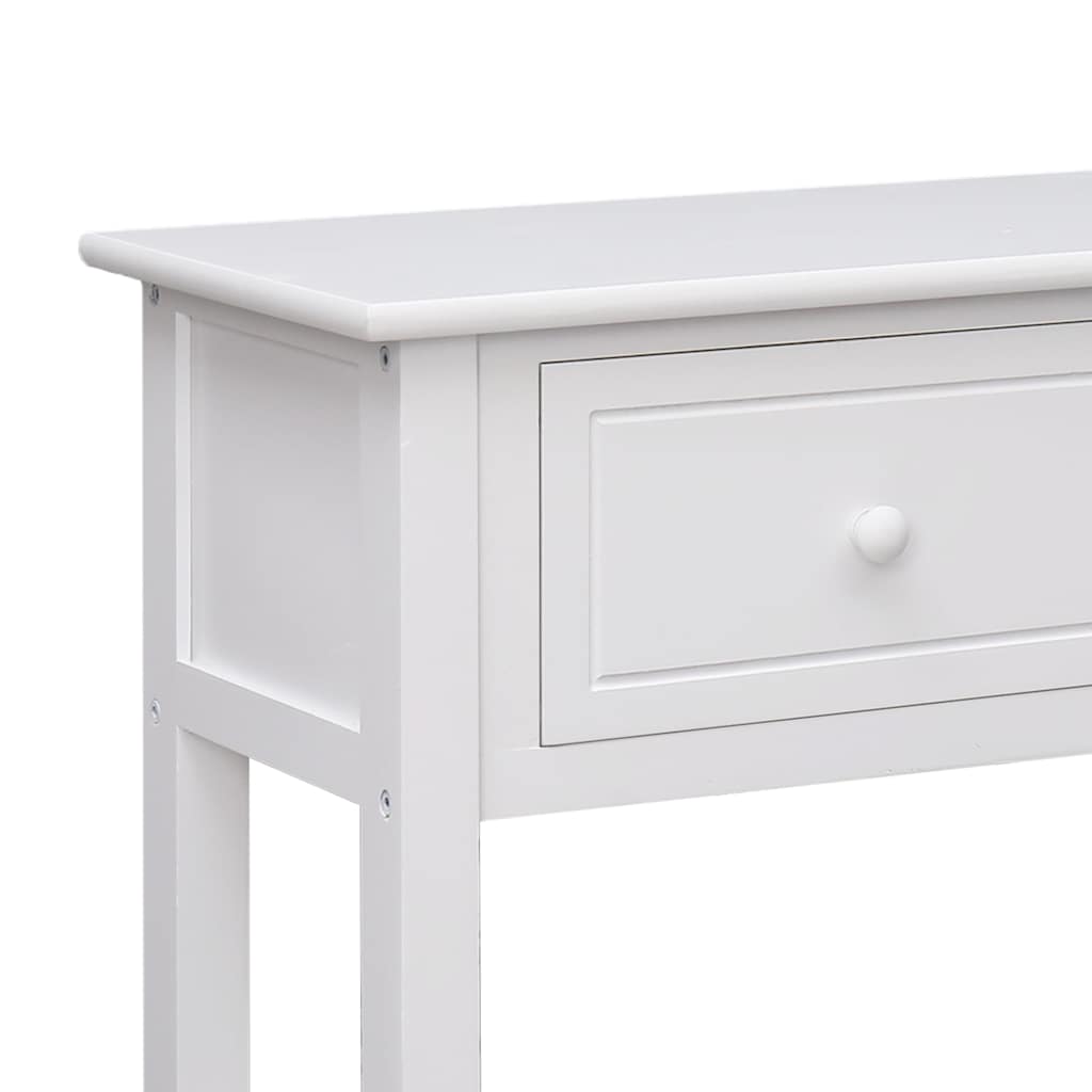Μπουφές Λευκός 115 x 30 x 76 εκ. από Ξύλο