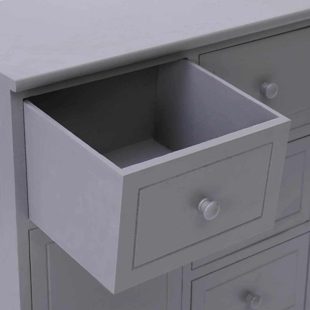 Ντουλάπι με 10 Συρτάρια Γκρι 113 x 30 x 79 εκ. από Ξύλο - Pakobazaar