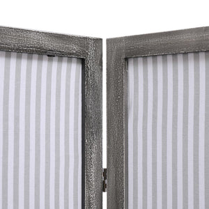 Διαχωριστικό Δωματίου με 6 Πάνελ Γκρι 210 x 165 εκ. Υφασμάτινο