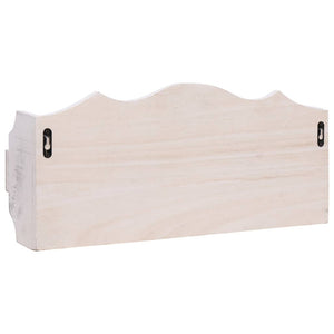 Κρεμάστρα Τοίχου Λευκή 50 x 10 x 23 εκ. Ξύλινη - PAKOBAZAAR