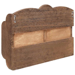 284237  Wall Mounted Coat Rack Brown 50x10x34 cm Wood