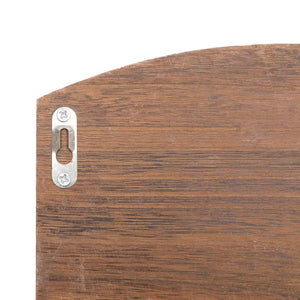 284237  Wall Mounted Coat Rack Brown 50x10x34 cm Wood