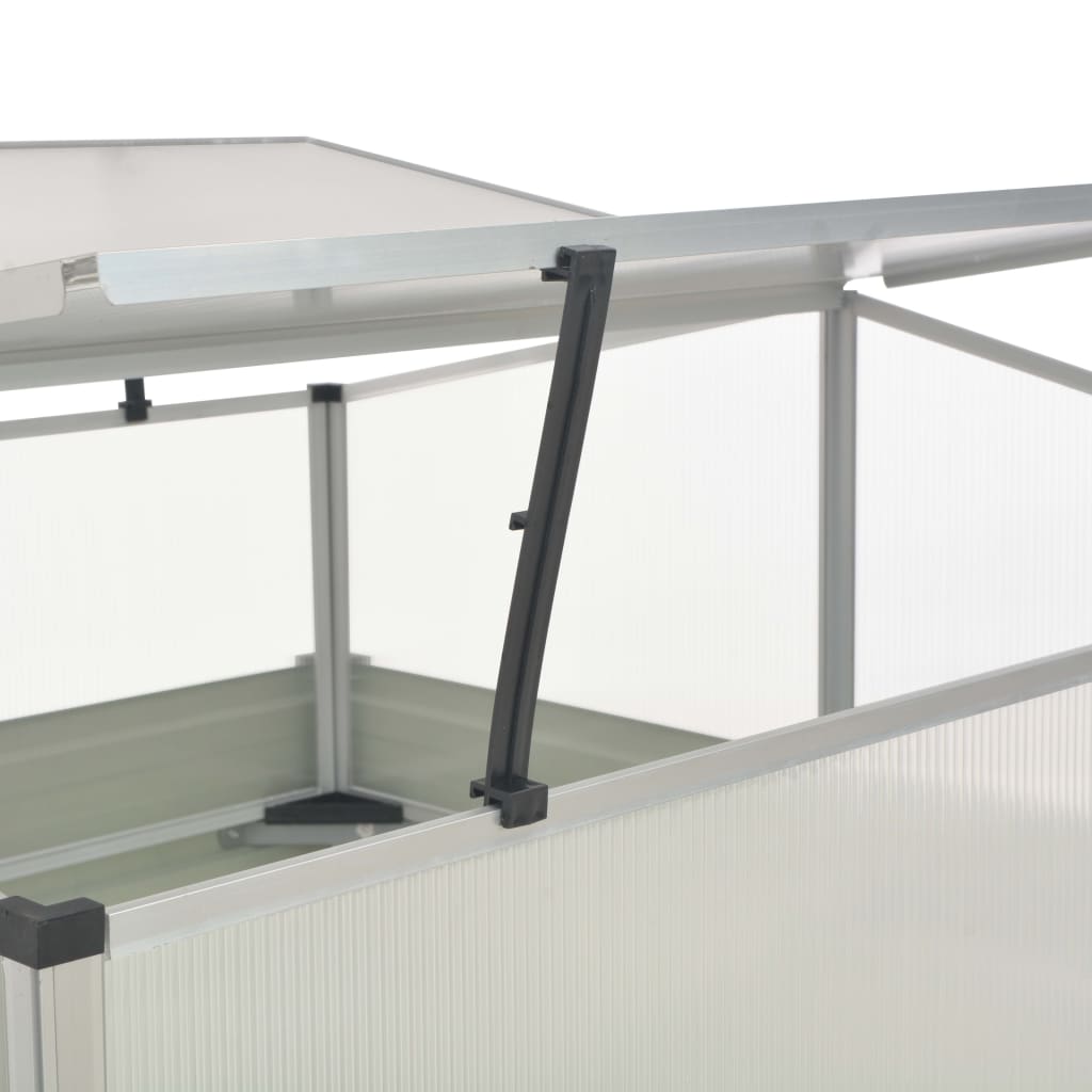 Θερμοκήπιο Σπορείο Καφέ 100x100x85 εκ. από Γαλβανισμένο Χάλυβα - Pakobazaar