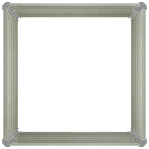 Ζαρντινιέρα Ψηλή Καφέ 100 x 100 x 77εκ. από Γαλβανισμένο Χάλυβα - Pakobazaar
