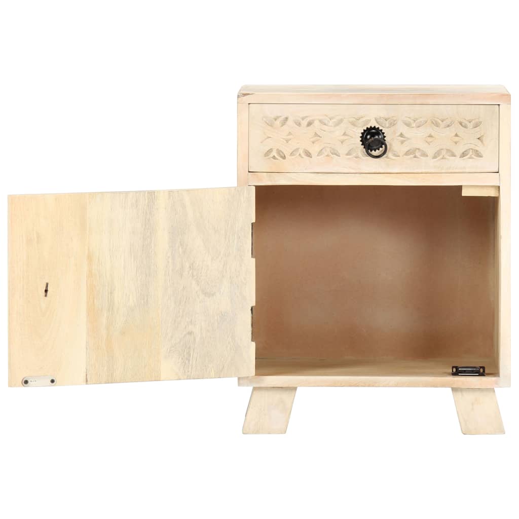 Κομοδίνο 40x30x50 εκ. από Μασίφ Ξύλο Μάνγκο - Pakobazaar