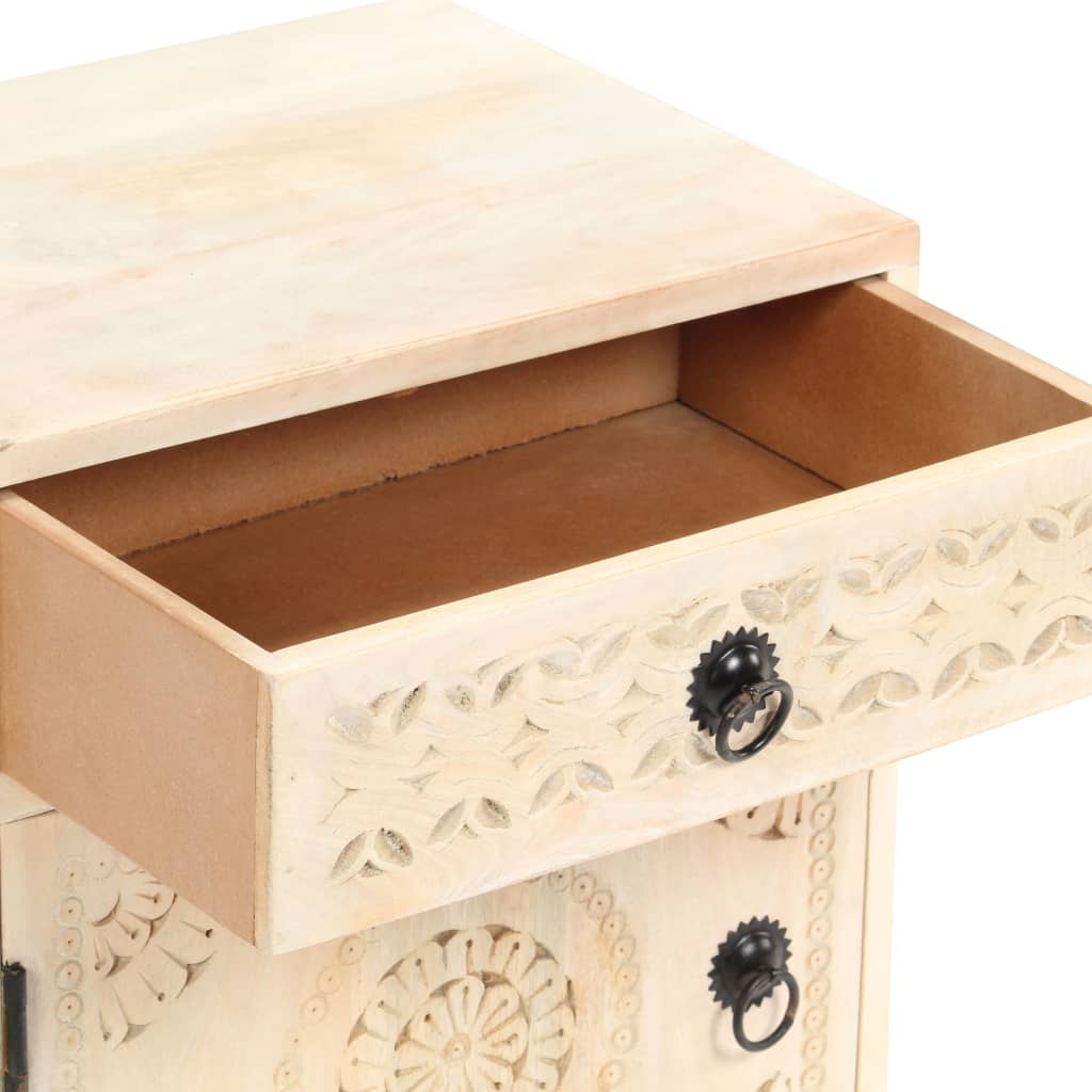 Κομοδίνο 40x30x50 εκ. από Μασίφ Ξύλο Μάνγκο - Pakobazaar