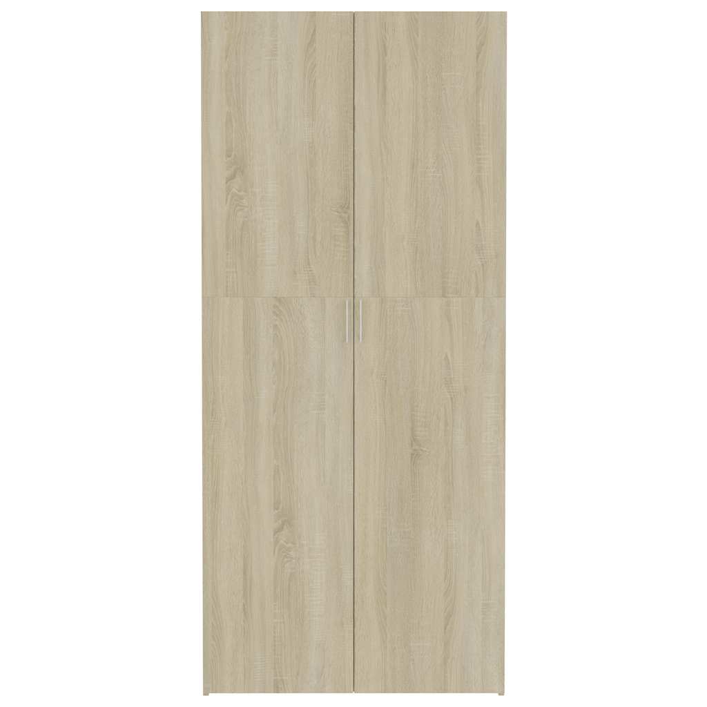 Ντουλάπα Χρώμα Sonoma Δρυς 80 x 35,5 x 180 εκ. από Μοριοσανίδα