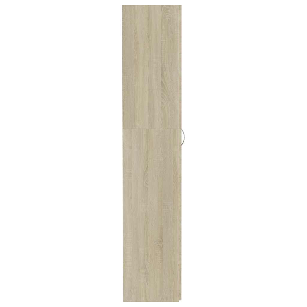 Ντουλάπα Χρώμα Sonoma Δρυς 80 x 35,5 x 180 εκ. από Μοριοσανίδα