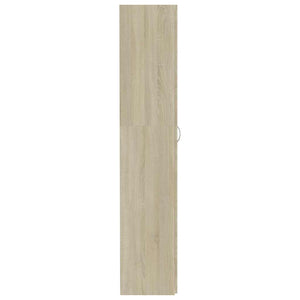 Ντουλάπα Χρώμα Sonoma Δρυς 80 x 35,5 x 180 εκ. από Μοριοσανίδα