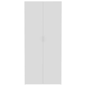 Ντουλάπα Λευκή / Sonoma Δρυς 80 x 35,5 x 180 εκ. Μοριοσανίδα - Pakobazaar