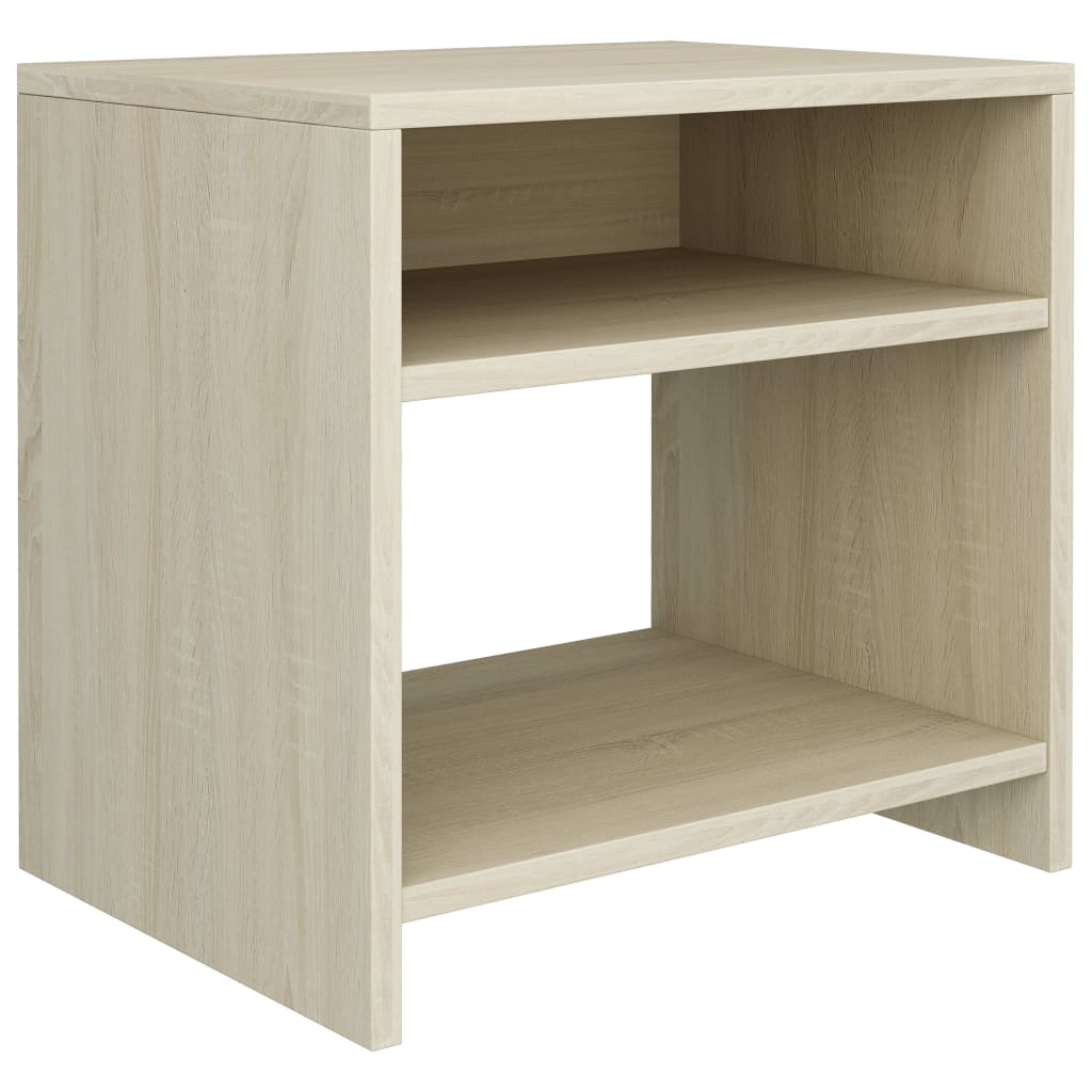 Κομοδίνο Χρώμα Sonoma Δρυς 40 x 30 x 40 εκ. από Επεξ. Ξύλο