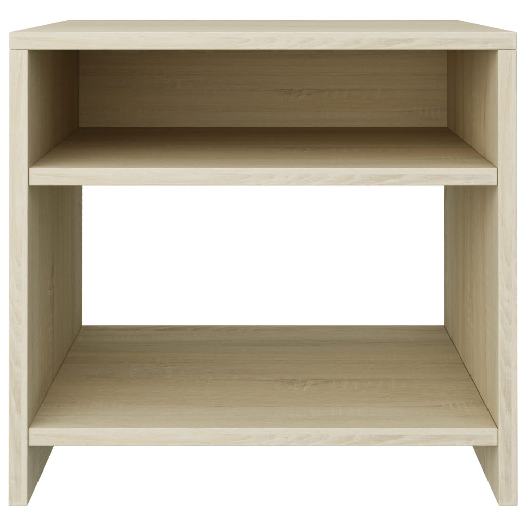 Κομοδίνο Χρώμα Sonoma Δρυς 40 x 30 x 40 εκ. από Επεξ. Ξύλο