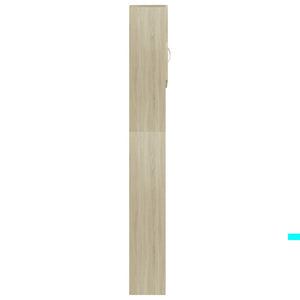 Ντουλάπι Πλυντηρίου Χρώμα Sonoma Δρυς 64x25,5x190εκ Επεξ. Ξύλο