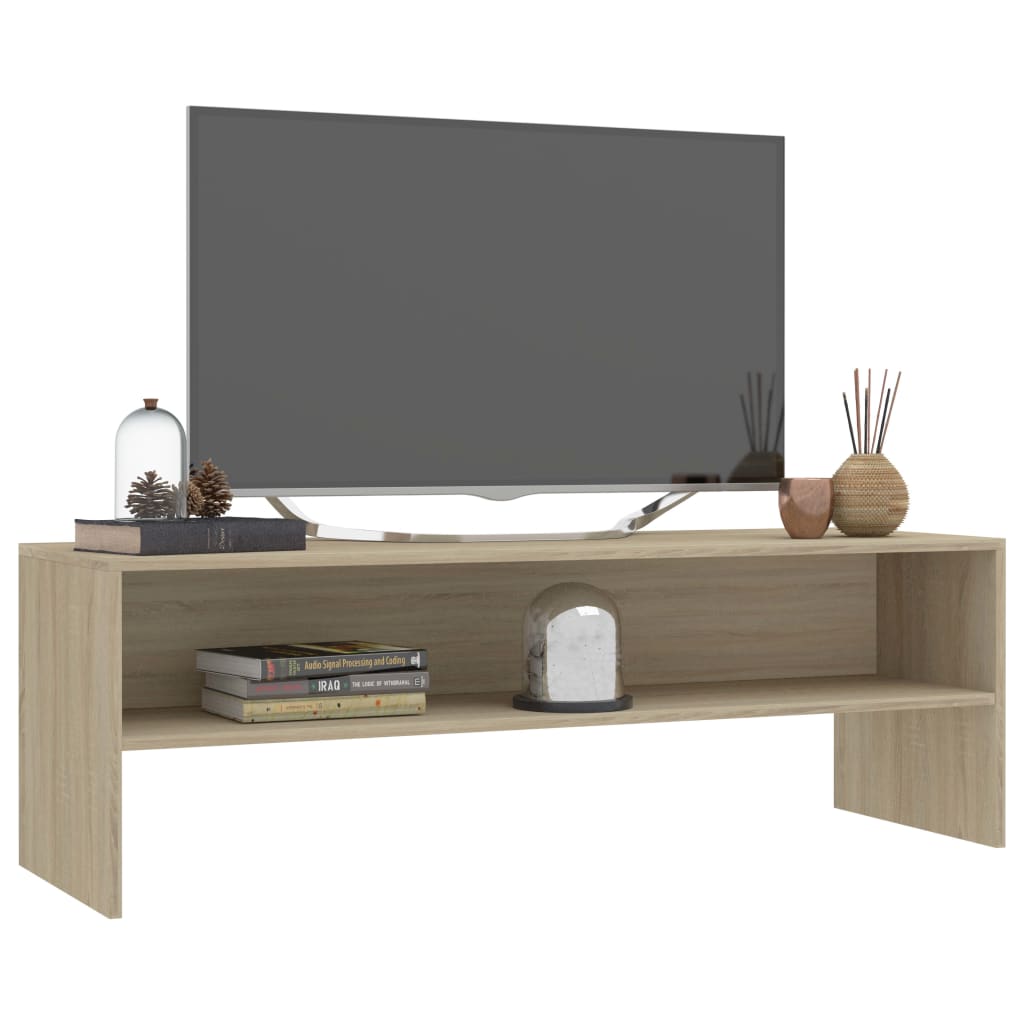 Έπιπλο Τηλεόρασης Sonoma Δρυς 120x40x40 εκ. από Επεξ. Ξύλο