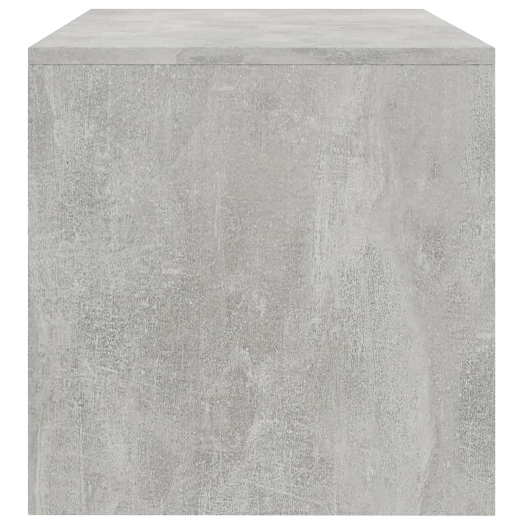 Έπιπλο Τηλεόρασης Γκρι Σκυροδέματος 120x40x40 εκ. Επεξ. Ξύλο